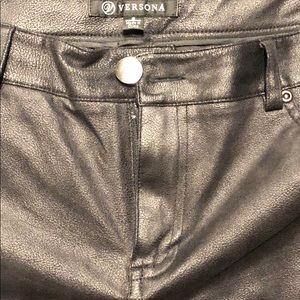 Skinny Jeans Black with mild micro print